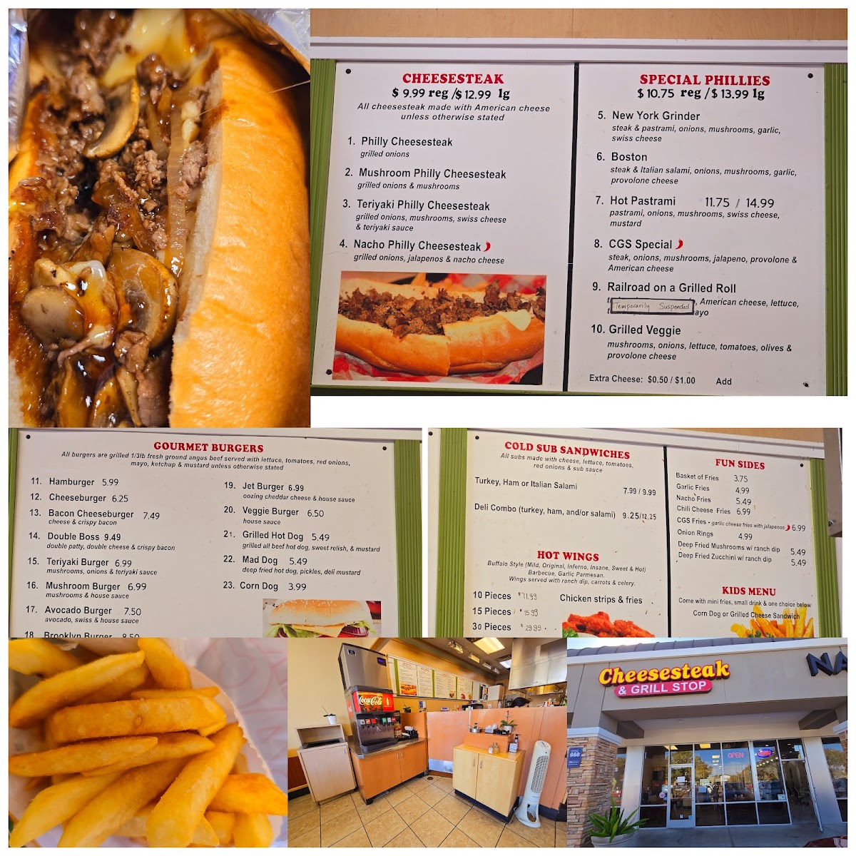 Menu Cheesesteak & Grill Stop-4