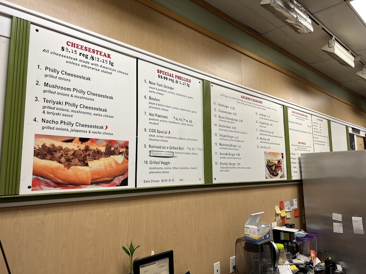 Menu Cheesesteak & Grill Stop-7